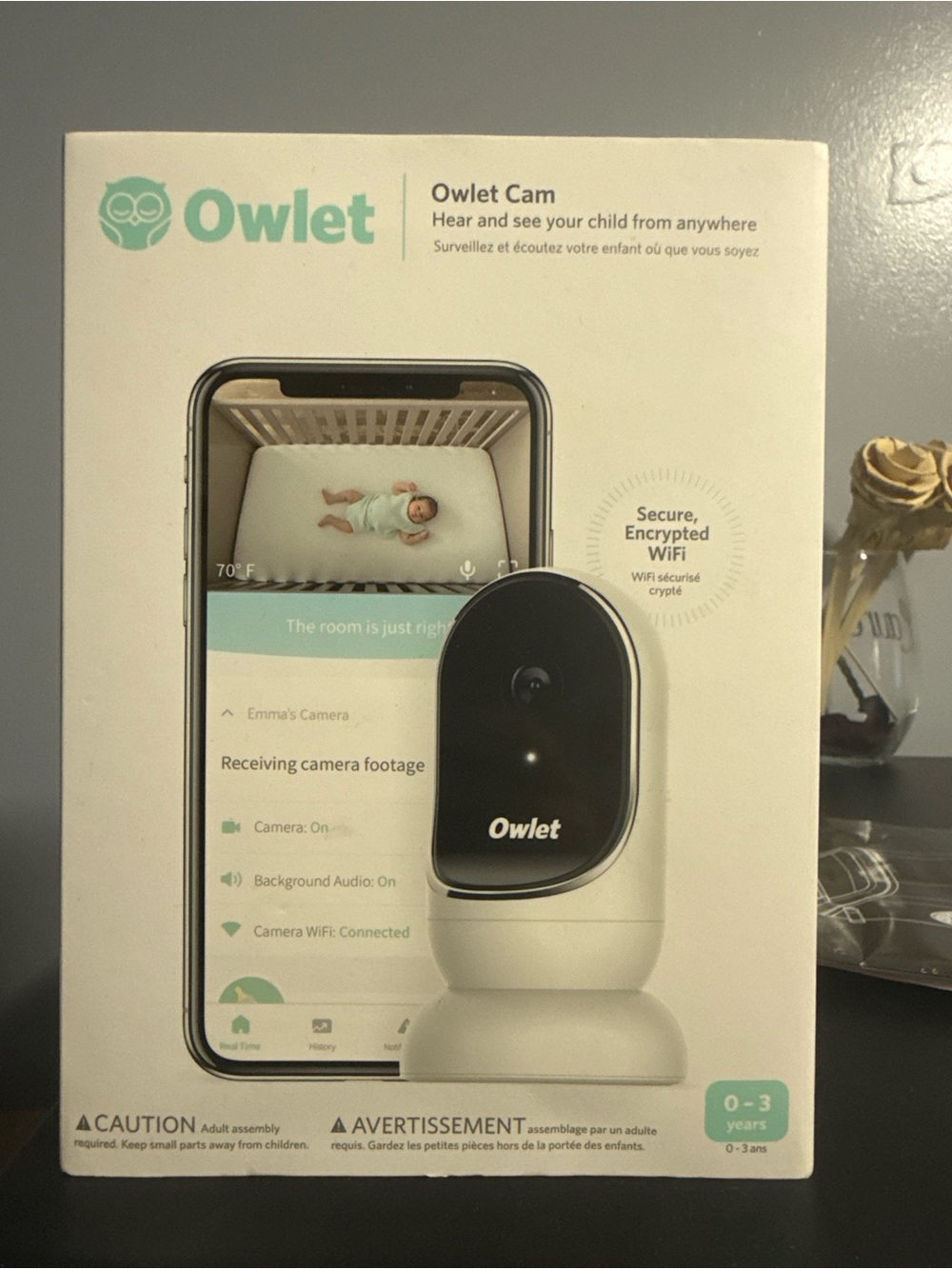 Owlet Cam Baby Monitor - White